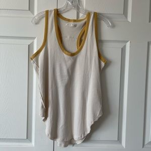 Free people, we the free scooped neck t-back straps tank top.